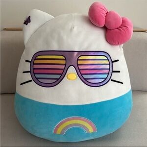 SQUISHMALLOW HELLO KITTY SUNGLASSES APPROX 20" SANRIO